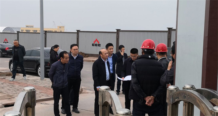經開區(qū)主任蒲成明一行領導來我司項目視察