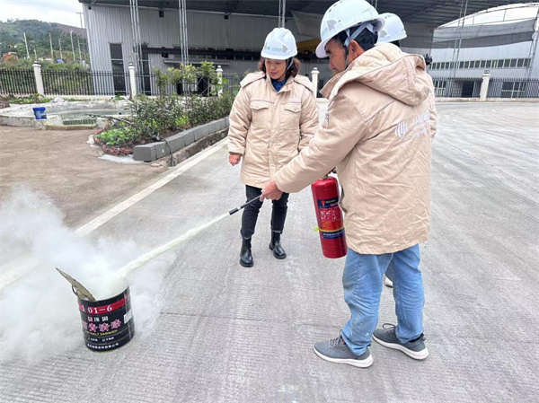 從心科技舉辦2023年第四季度消防演練